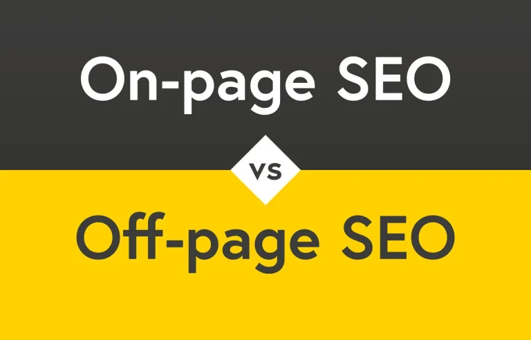 On Page vs. Off Page SEO