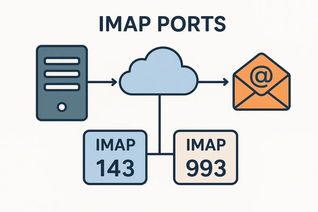 پورت های ایمیل IMAP، POP3 و SMTP چه کاربردی دارند؟ 3 پروتکل IMAP و پورت های ایمیل آن EinsIT.ir